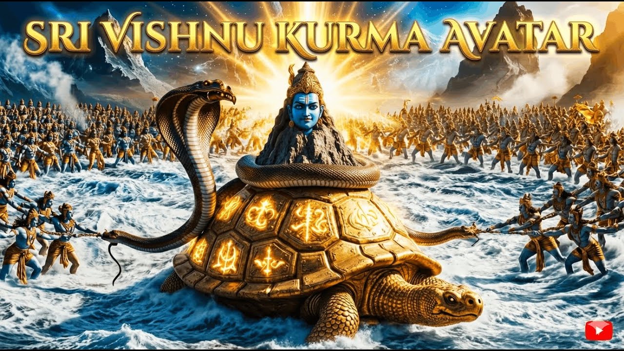 Shri Vishnu ka Kurma Avatar | Kurma Avatar of Lord Vishnu | Samudra Manthan Story