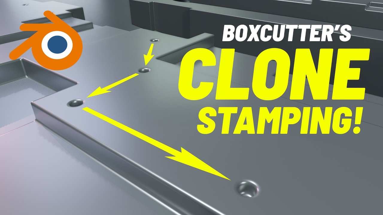 Boxcutter Trick: Clone-Stamp any cutter in seconds! #blender3d #boxcutter