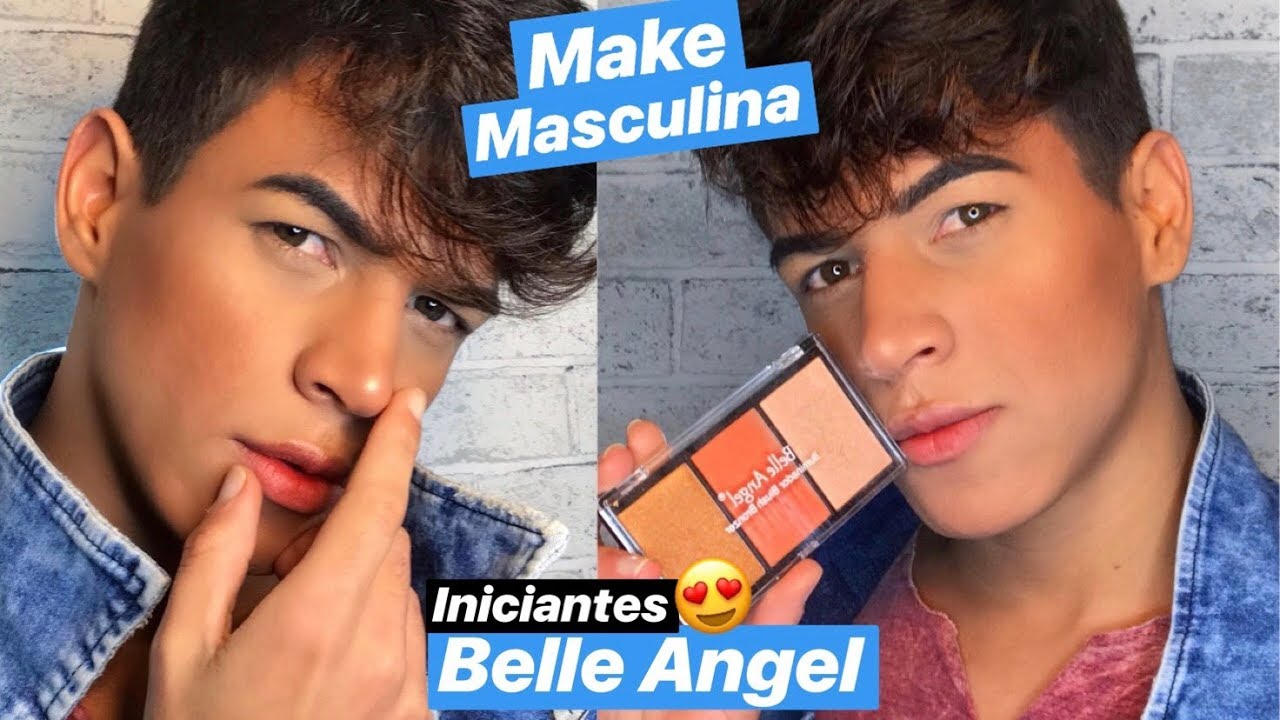 MAQUIAGEM MASCULINA PARA INICIANTES - COM BELLE ANGEL - Jemerson Myers