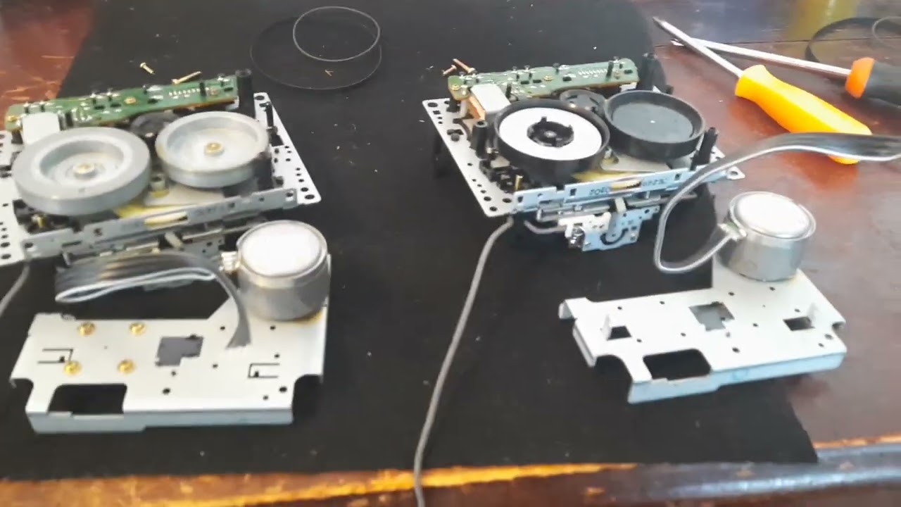 Technics RS-TR265 cassette deck repair, recording mechanism swap. ( part 4 )