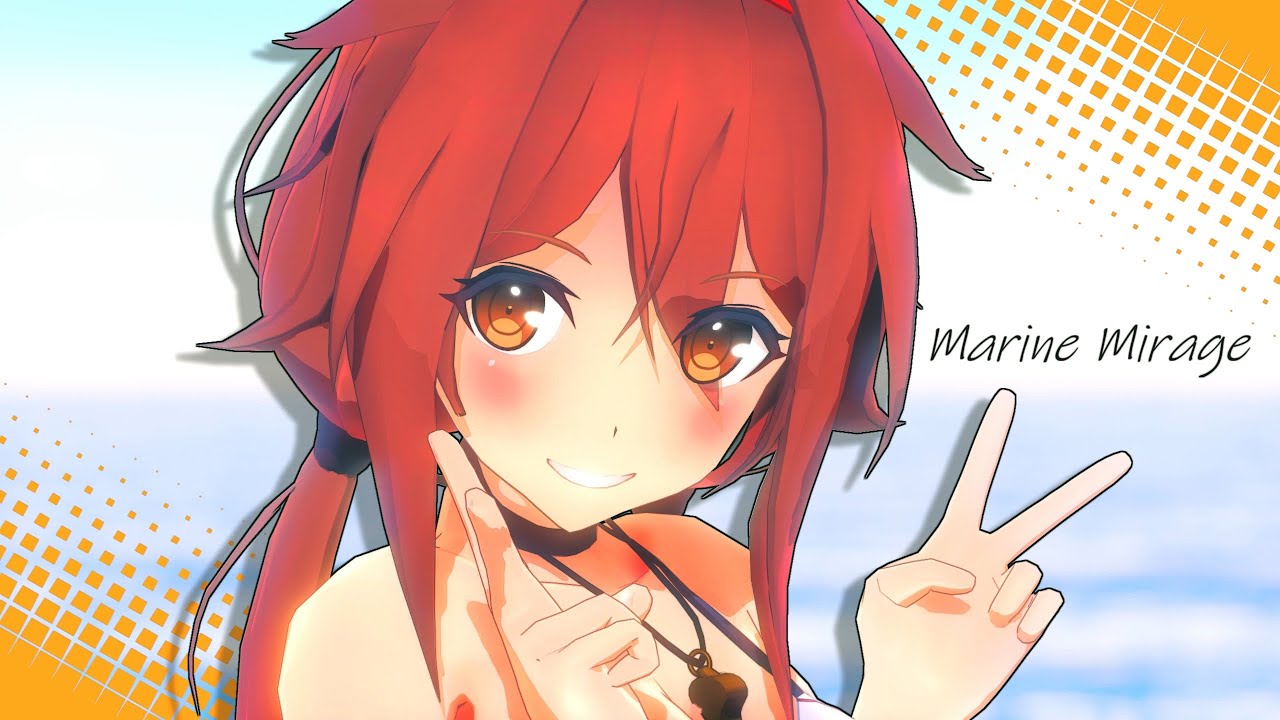 【MMD 艦これ】水着白露改二で「Marine Mirage」