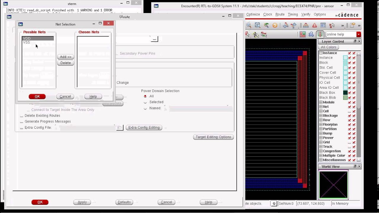 Place and Route with Cadence SOC Encounter (Basics)
