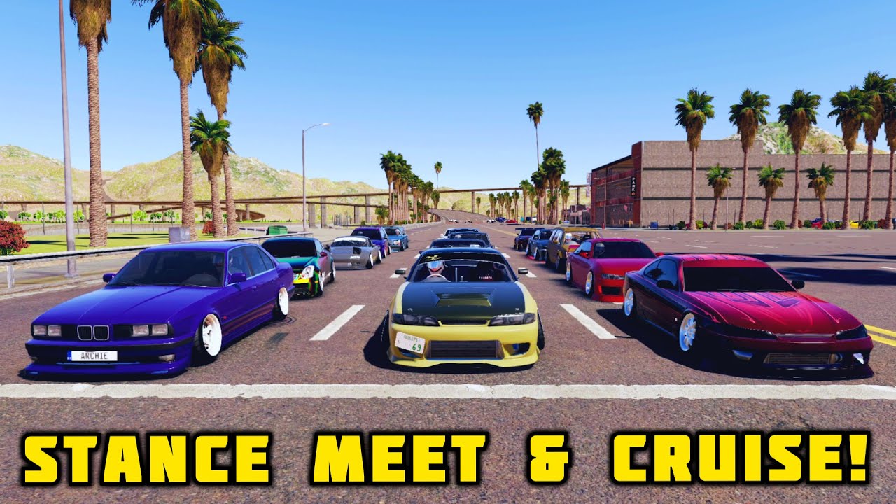 HUGE Stance Car Meet & Cruise!