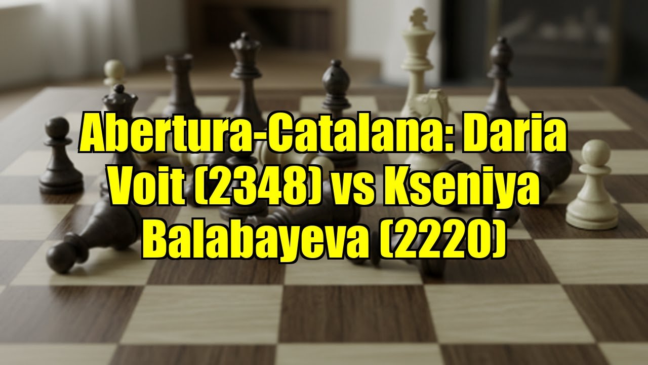 Abertura-Catalana: Daria Voit (2348) vs Kseniya Balabayeva (2220)