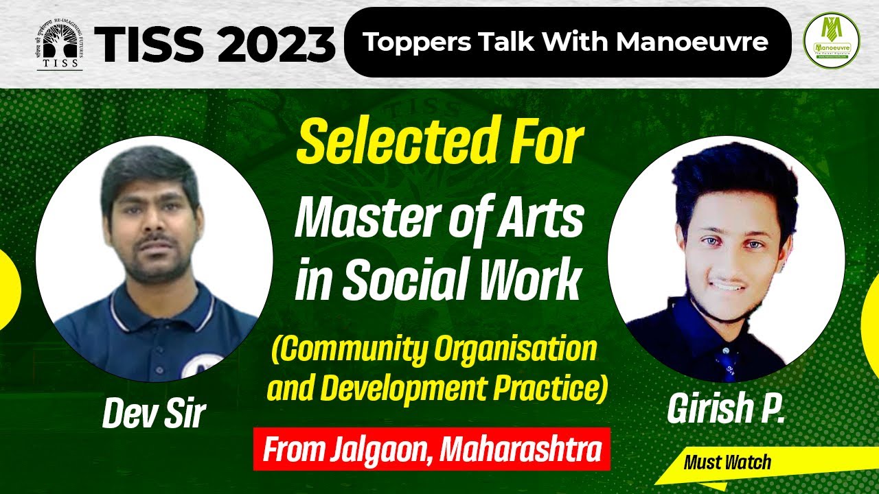 TISSNET 2023 Toppers Podcast - Girish P. | M.A in Social Work - Community Org. &Development Practice
