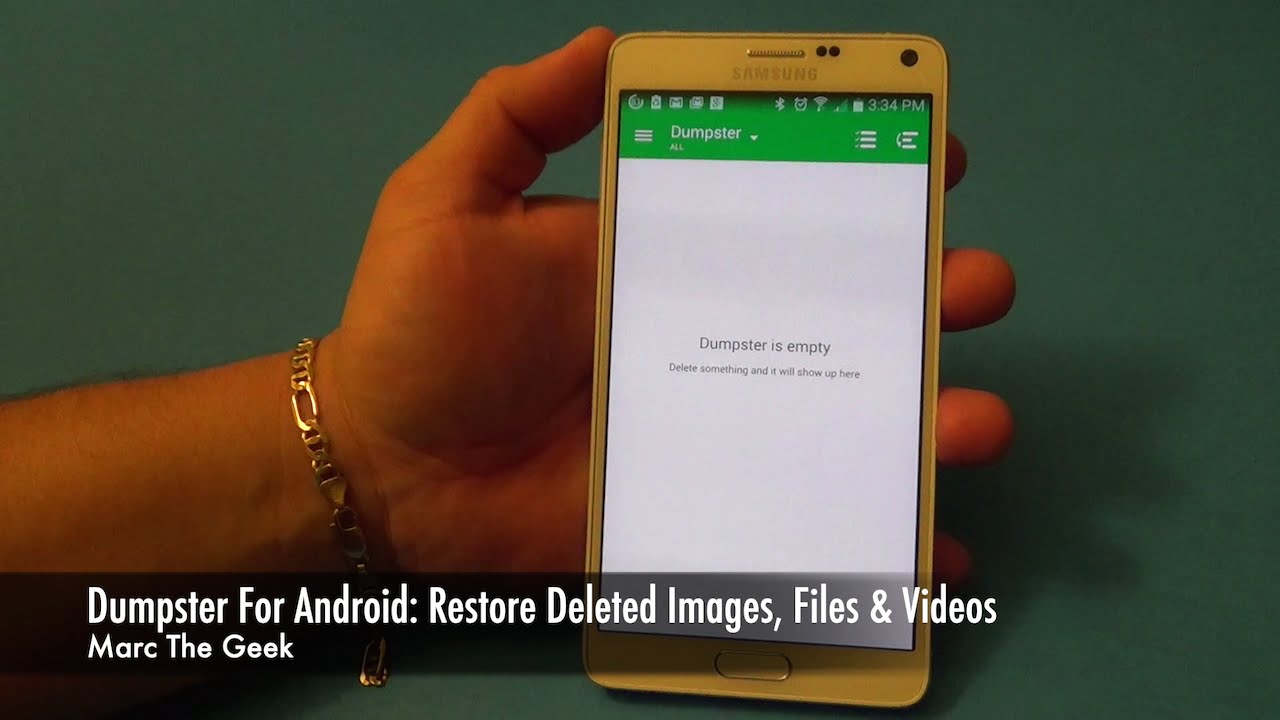 Dumpster для Android: восстановление удаленных изображений, файлов и видео