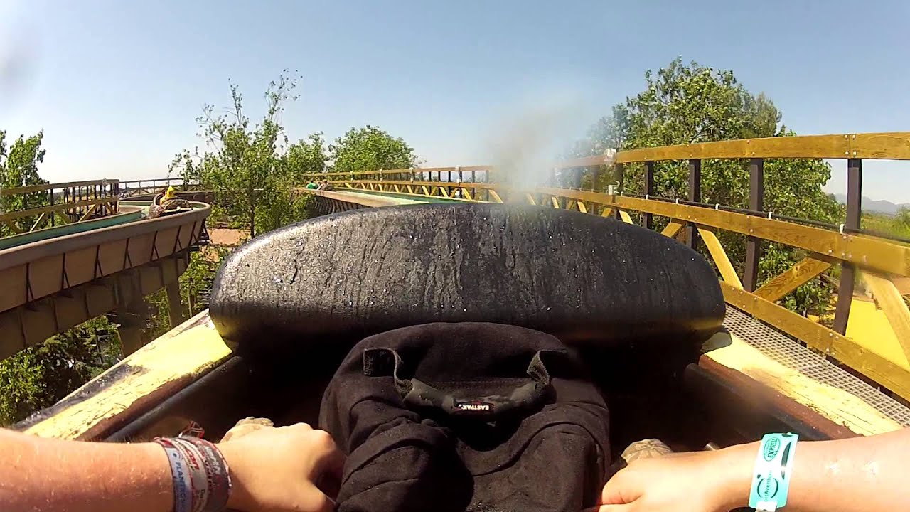PortAventura - Silver River Flume (GoPro, 2013)