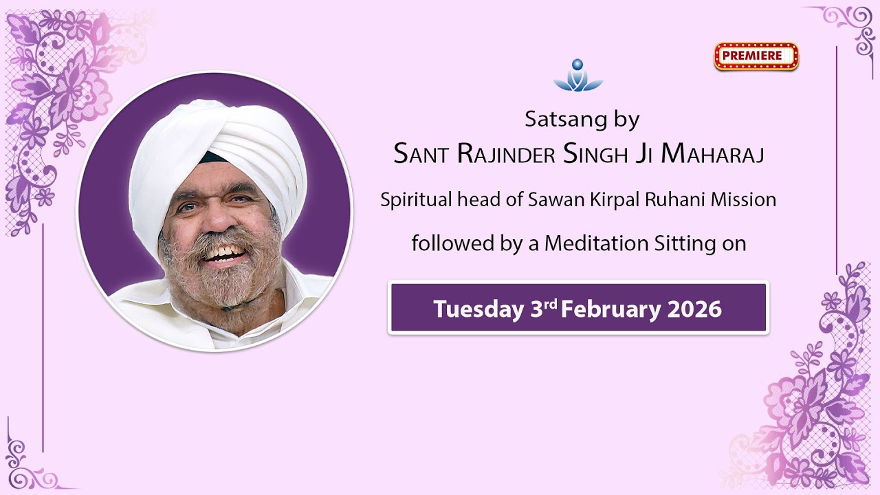 Satsang By Sant Rajinder Singh Ji Maharaj - Feb 03, 2026