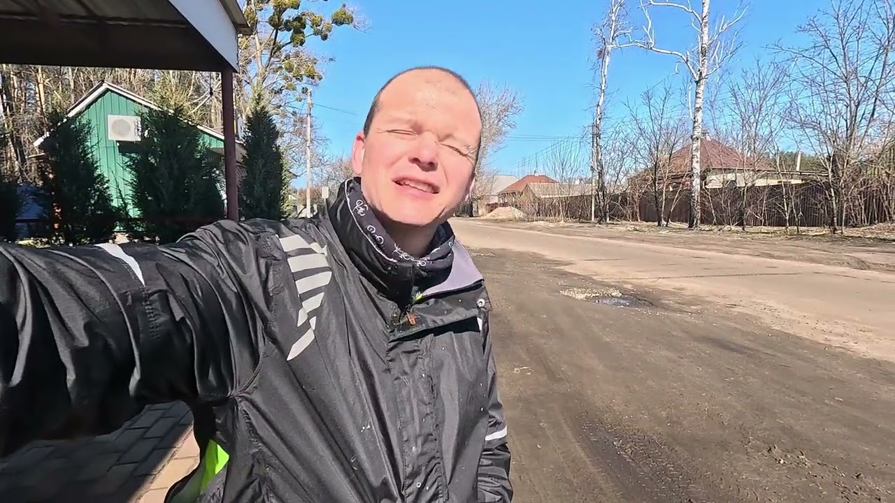 Змиеви и его паводок. Первая 100ка в этом году. Вкатываемся. На пути разливные луга, тропы и дороги