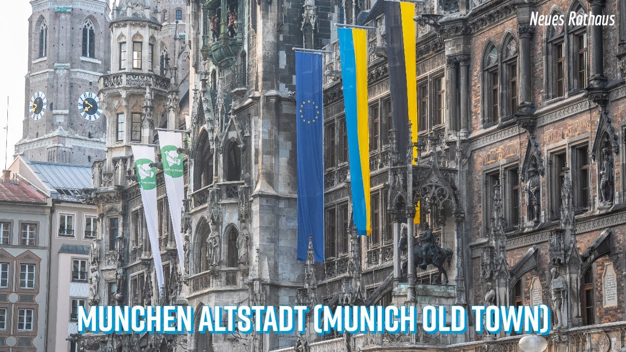 [4K Germany] Munchen Altstadt (Munich Old Town)