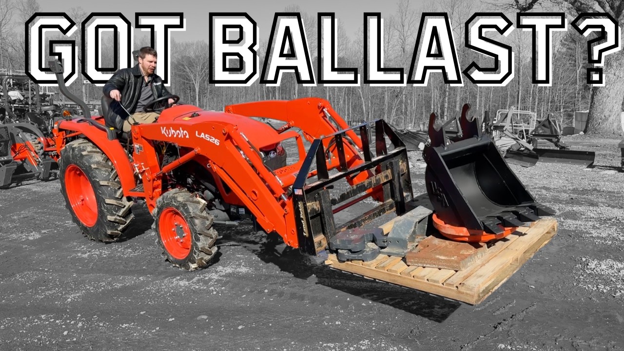 Lifting heavy? Your tractor NEEDS ballast!