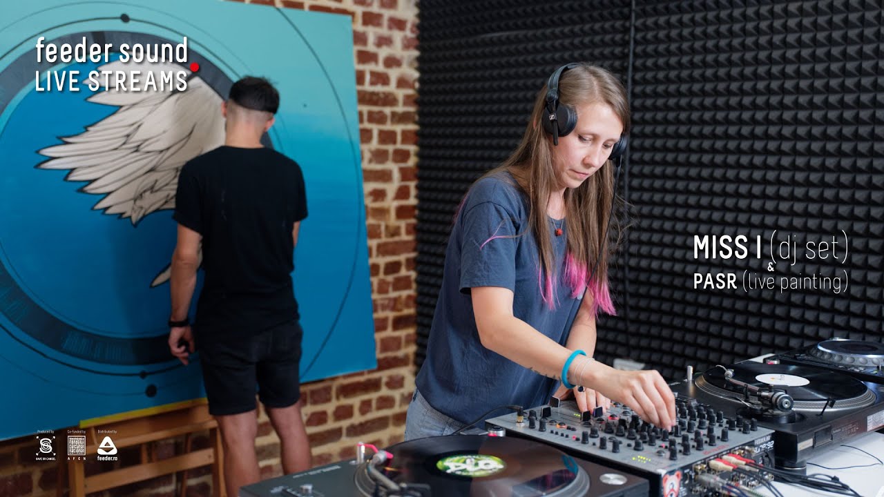 MISS I (dj set) & PASR (live painting) - feeder art & sound LIVE 🔴