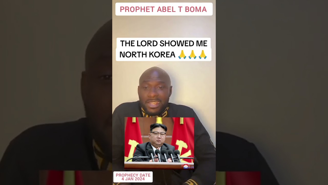 The Lord showed me North Korea 2024/2026 Prophecy