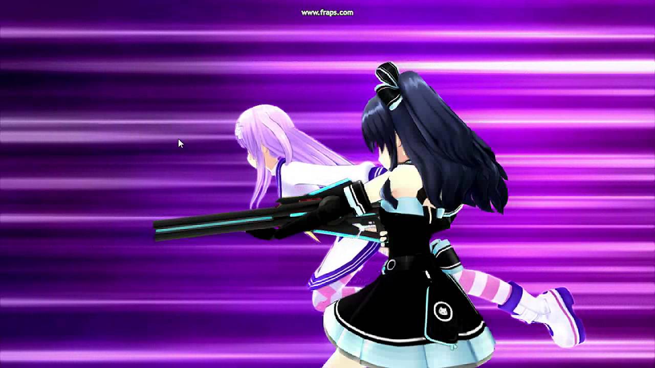 Hyperdimension Neptunia Re;Birth1 - Nepgear & Uni EXE skill