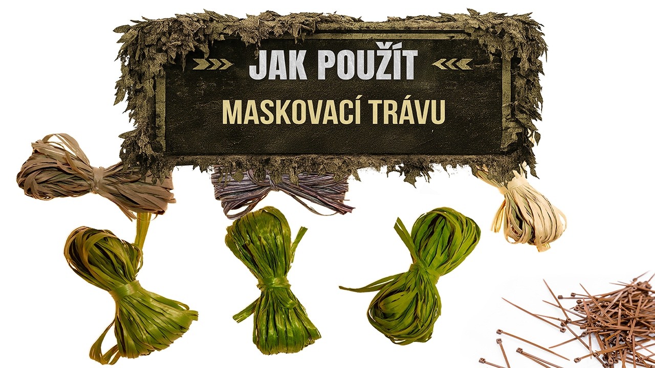 Maskovací tráva - návod/tutorial CZ BALISTA (maskovací komponenty)