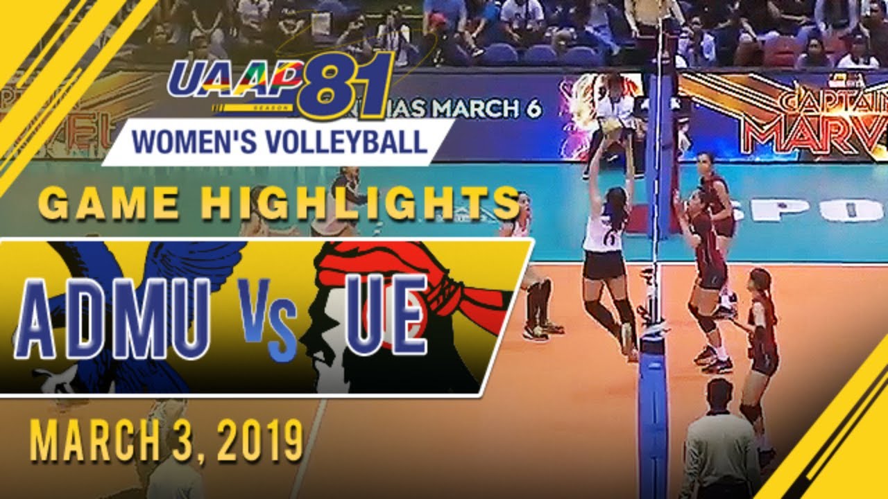 UAAP 81 WV: ADMU vs. UE | Game Highlights | March 3, 2019