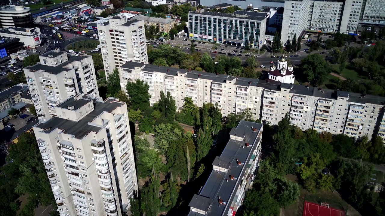 Левобережка, Киев с высоты. 16.09.2021