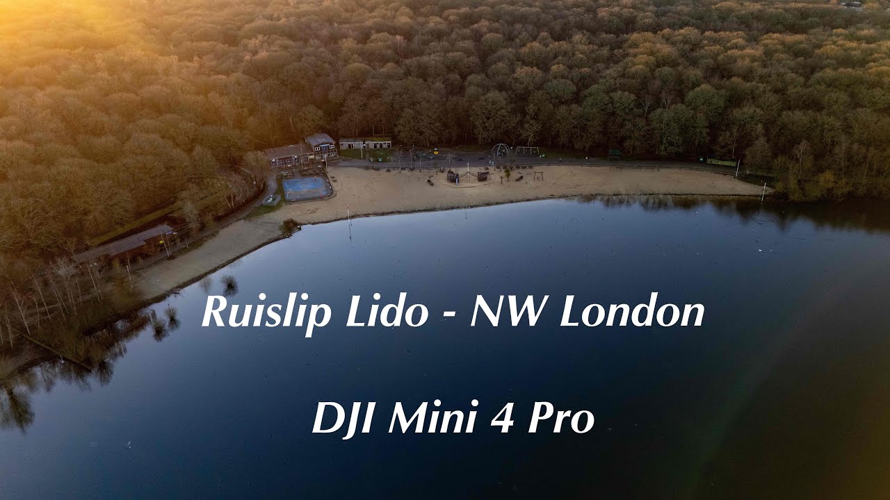 DJI Mini 4 Pro - Ruislip Lido(NW London) #4k #viralvideo #london #dji #lakes