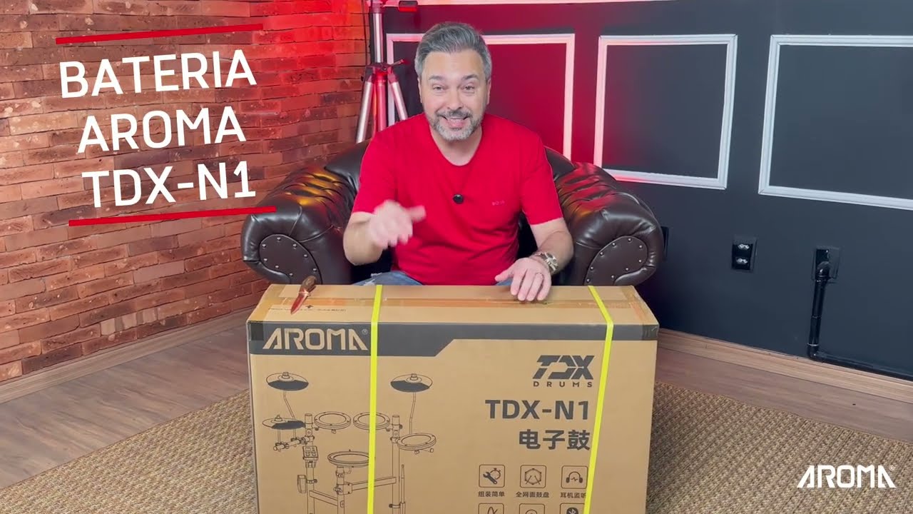 UNBOXING BATERIA AROMA TDX-N1 - ARTEBITS PRODUTORA