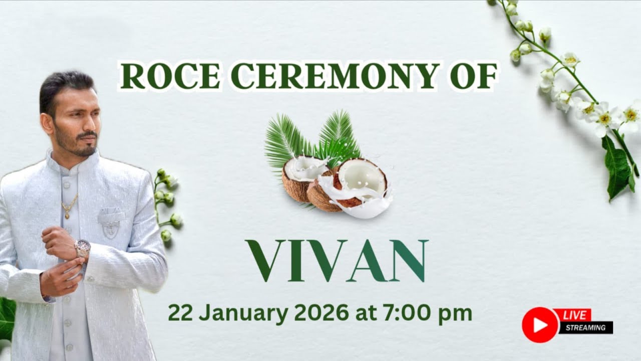 ROCE Ceremony Of VIVAN | Watch LIVE