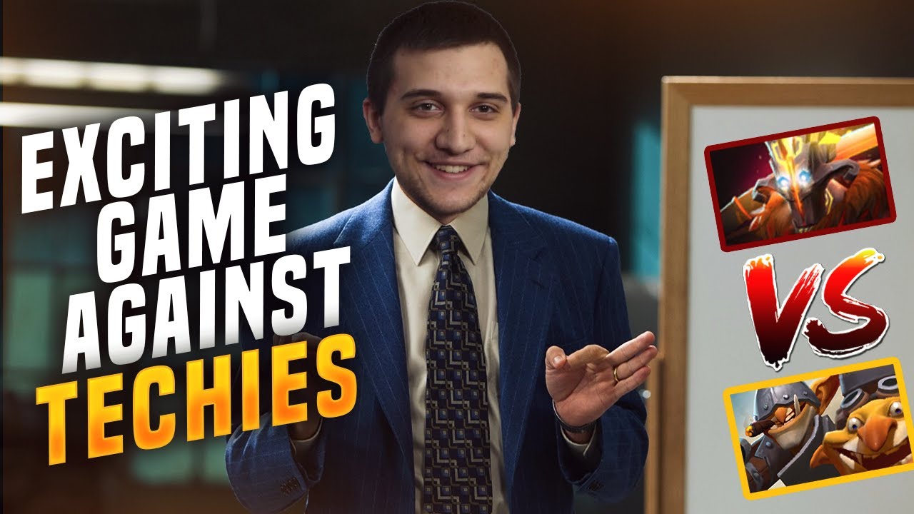 Arteezy: захватывающая игра против Techies (DOTA 2 PATCH 7.28)