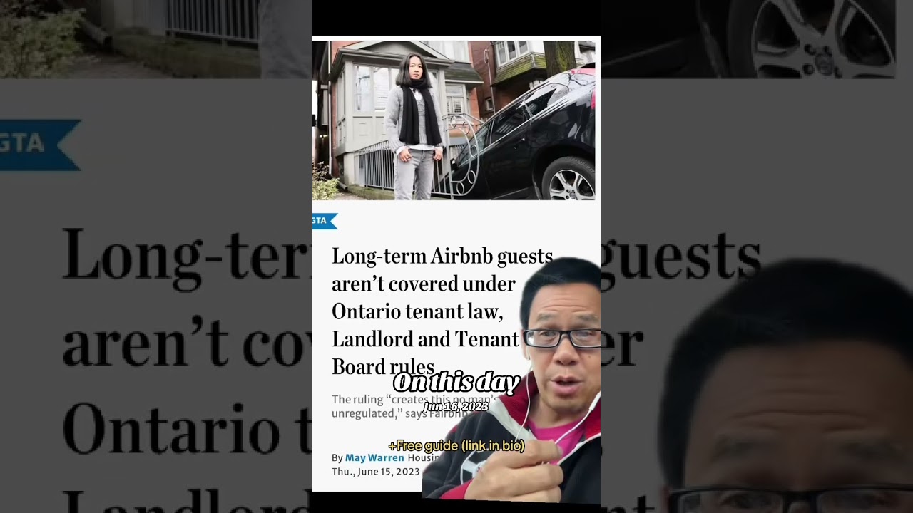Ontario landlords use AirBnB to &ldquo;evict&rdquo;??