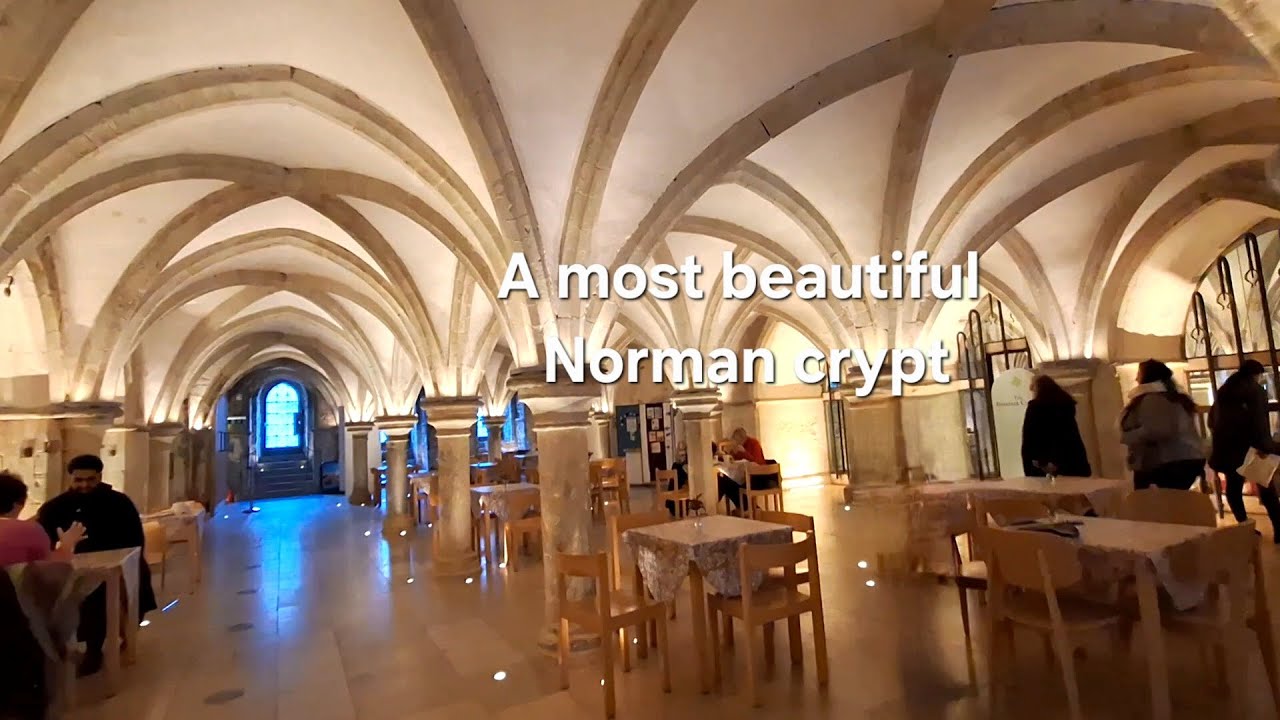 Exploring the Crypt & Ithamar Chapel at Rochester Cathedral | Stunning Norman Architecture