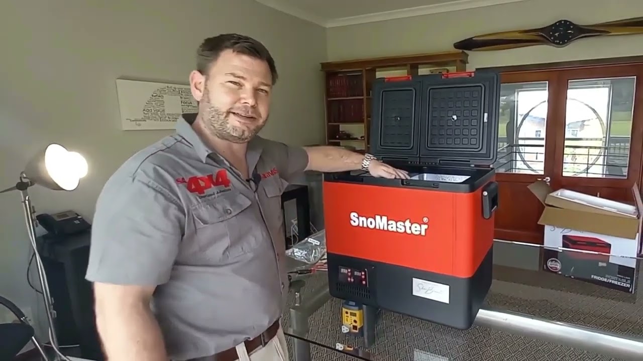 SnoMaster SMDZ-LS55 fridge/freezer lasts up to 5 days Off-grid  - Technical Review by SA4x4 Online