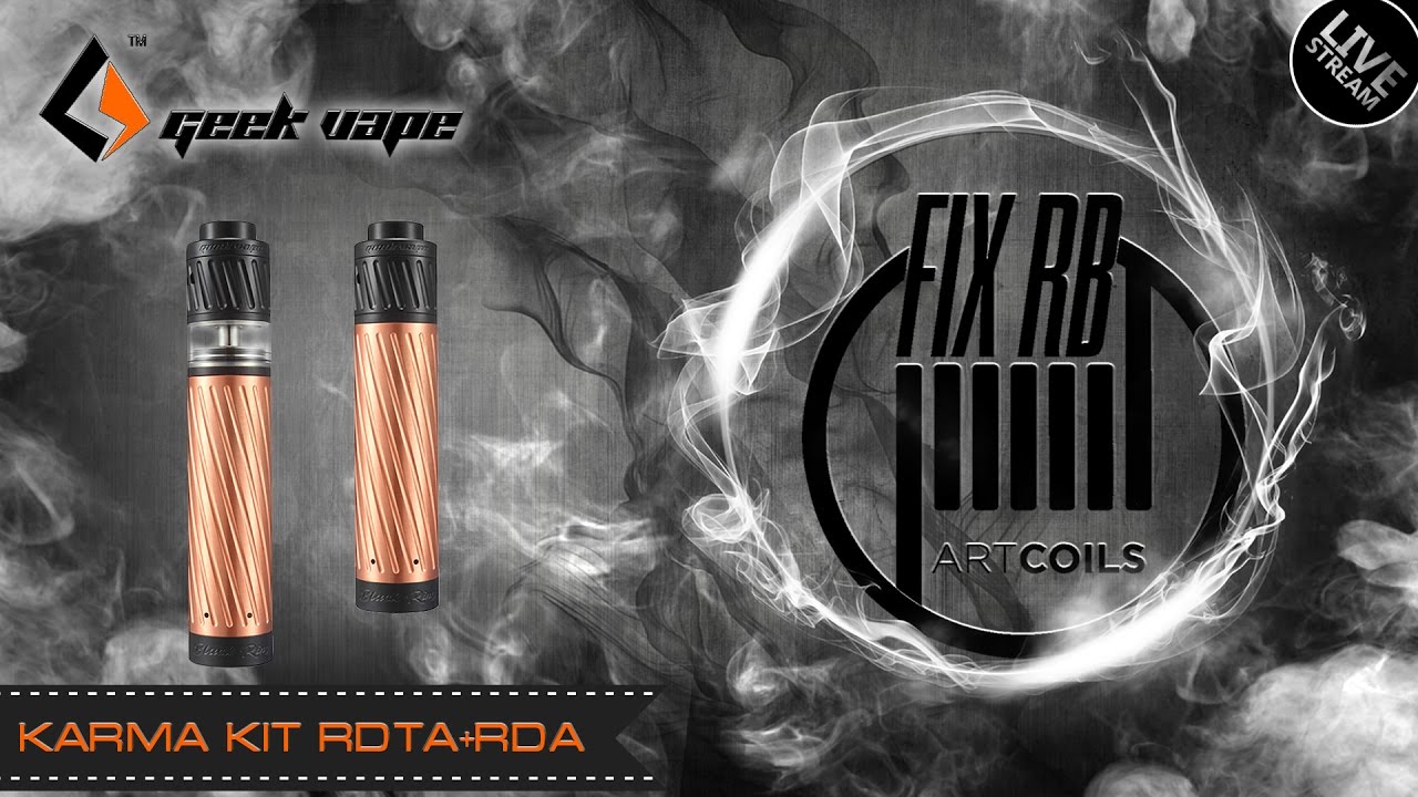 Доброе утро №77 /кофе и KARMA KIT by GeekVape | LIVE 23.12.16 | 11:10 MCK