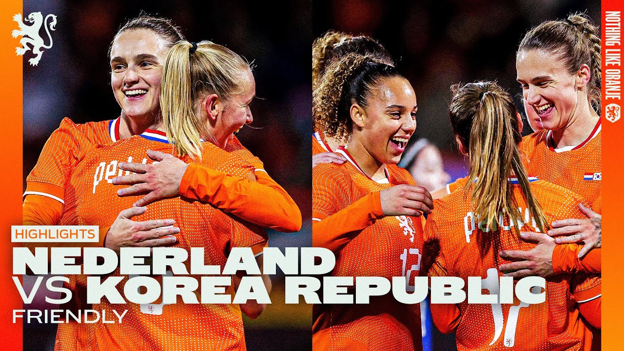 Viv's FOUR-GOAL haul 🤯 & first 🎯 for Ella! | Highlights Nederland - Korea Republic (02-12-2025)