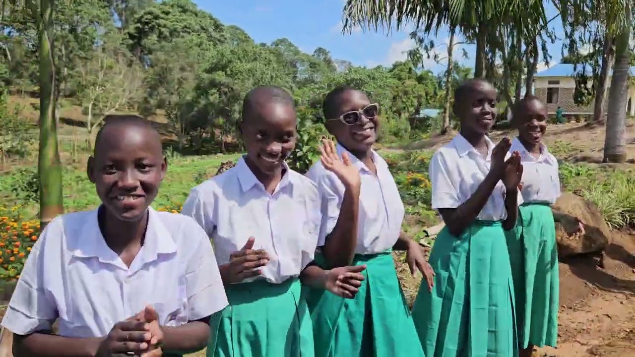 The Hekima Girls School Band Welcomes The Mission Team from St. Mark's