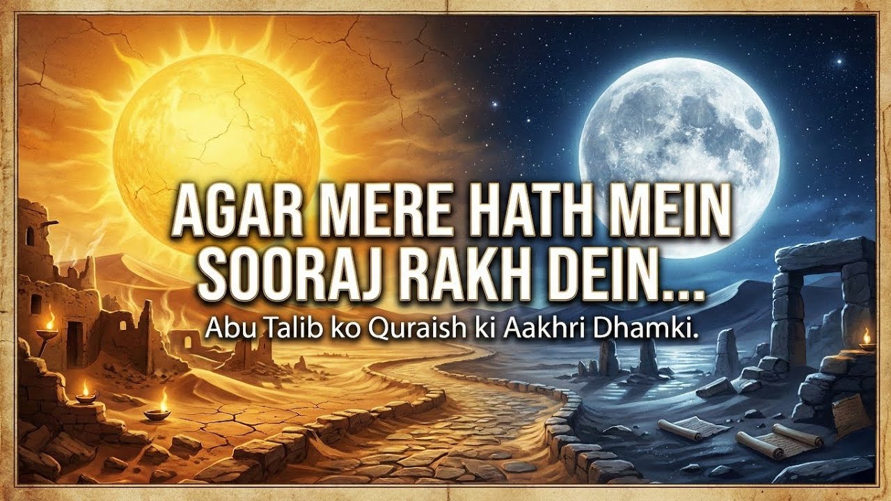 AGAR MERE HATH MEIN SOORAJ RAKH DEIN ☀️🌙 | Hijrat-e-Habshah aur Hamza Ka Islam Qubool Karna