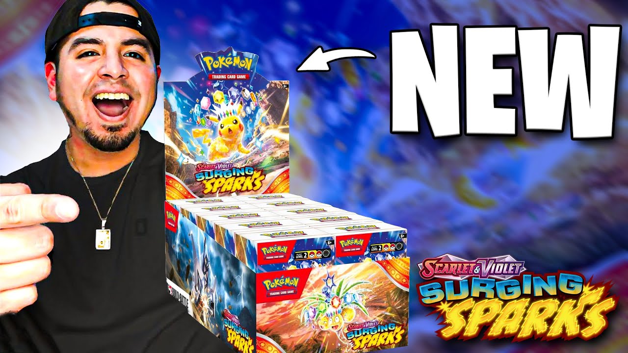 *NEW* Opening An Entire Build & Battle Case of Surging Sparks! It's Pikachu!