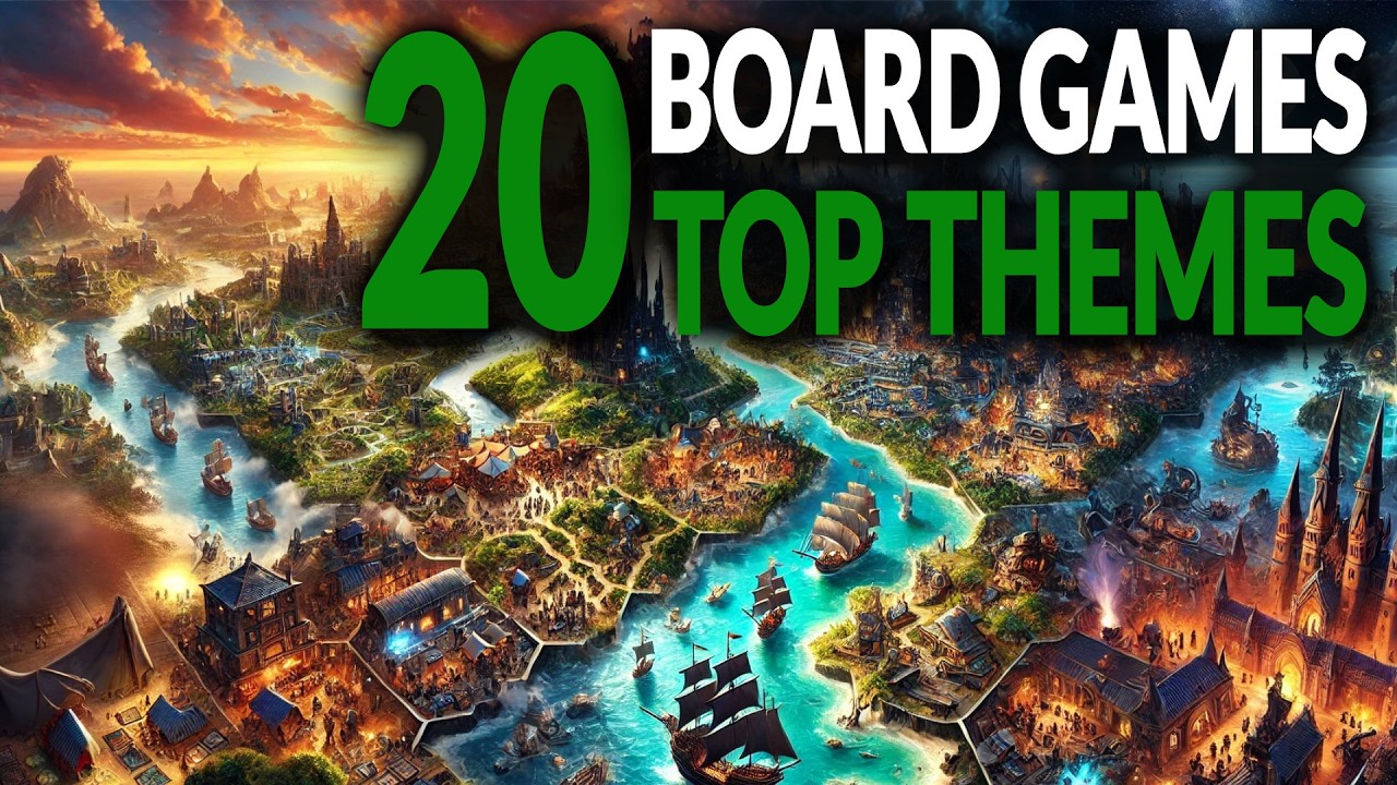 MOST POPULAR Board Game THEMES! 🐉☢️👻