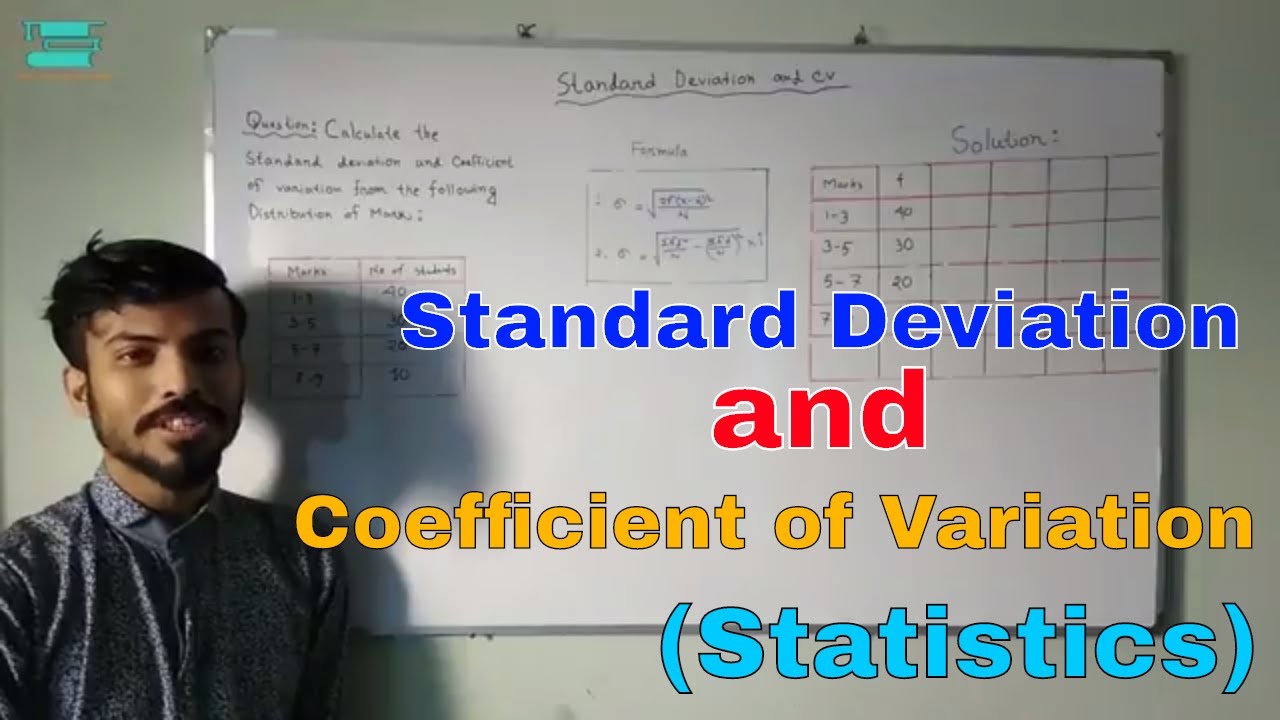Standard Deviation and Coefficient of Variation I HSC statistics I BBA Statistics I Bangla tutorial