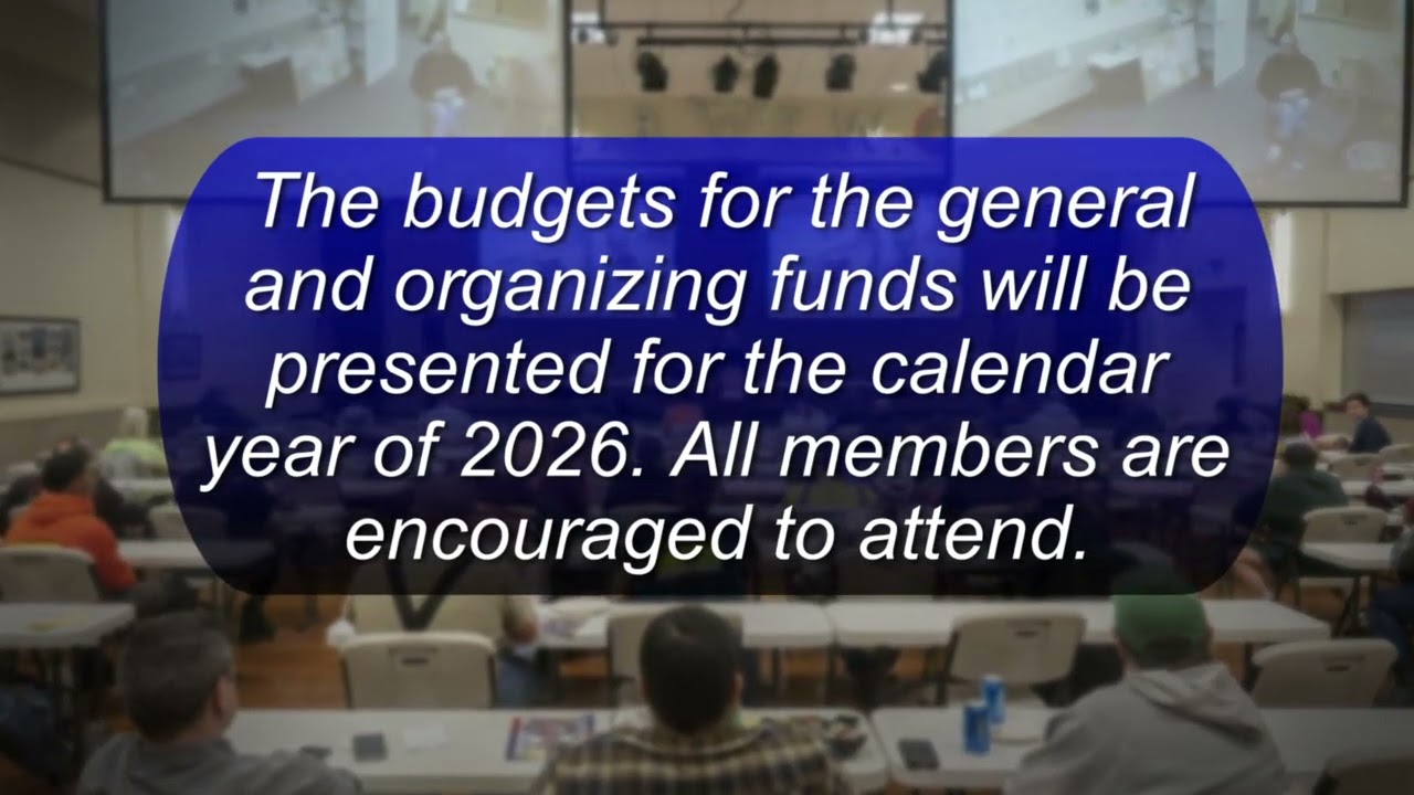 IBEW Local 46: Annual Budget Meeting this March 31st at 5pm at the Hall