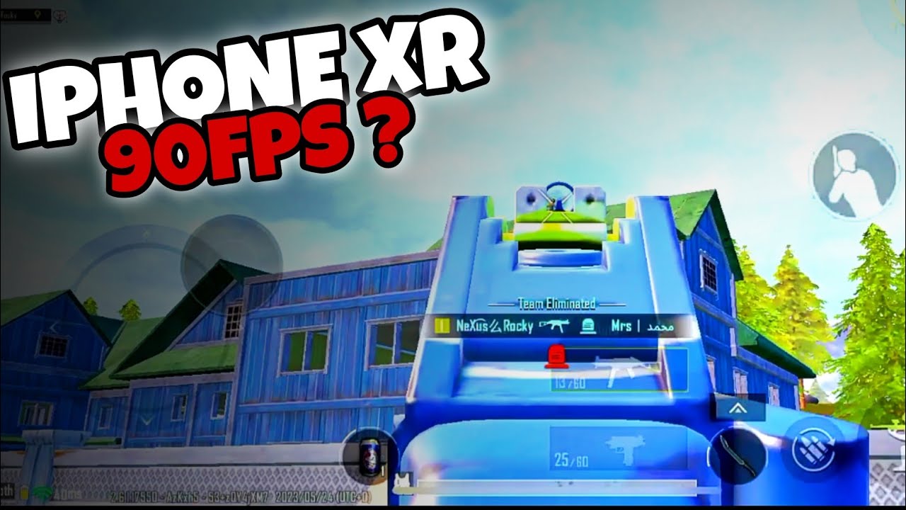 IPHONE XR in 2023 🥰 IPHONE XR 90FPS ? 🙄 PUBG MOBILE