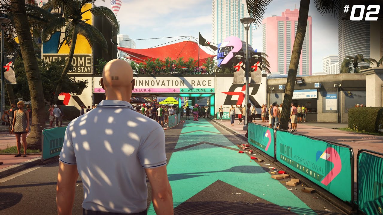 HITMAN 2 Walkthrough Gameplay - USA: THE FINISH LINE (Part - 2 ) 1440p (2k 60fps)