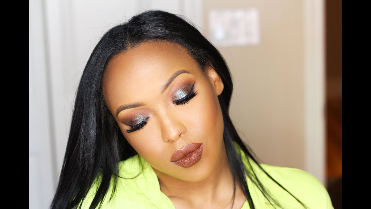 Blue Brown Pigment & Brown Lip Tutorial