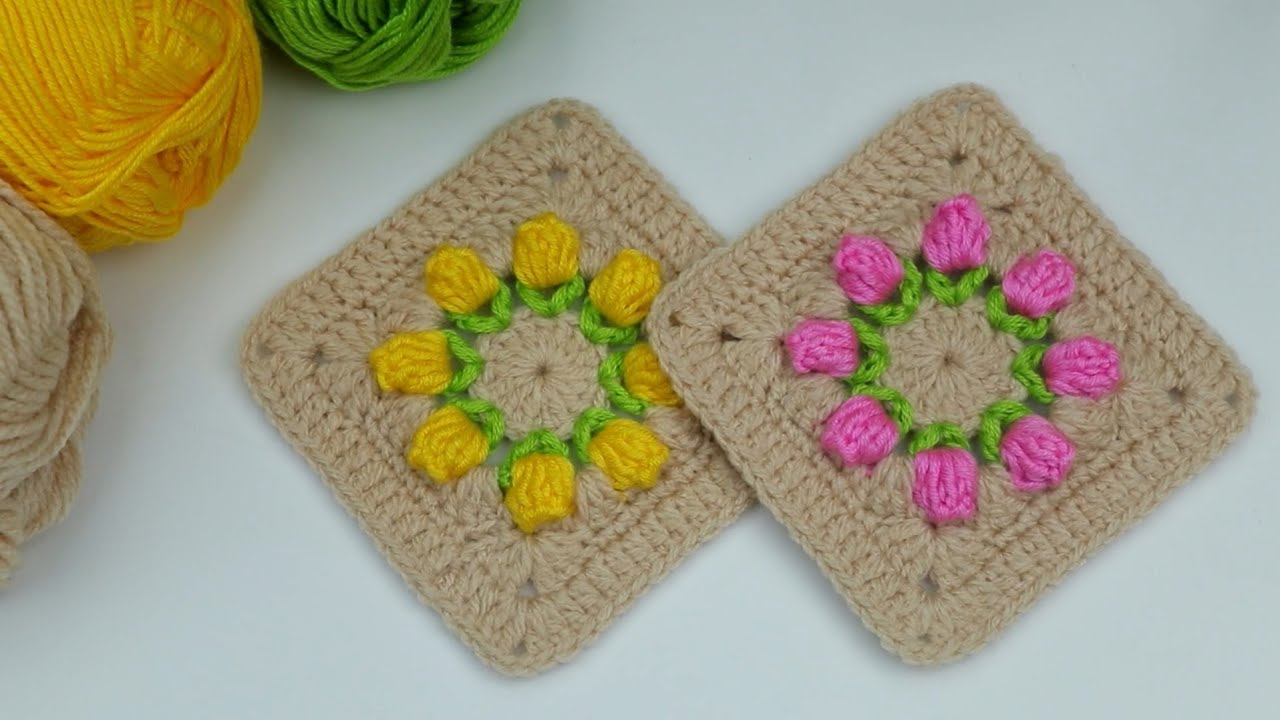 New Most Beautiful Crochet granny Square pattern | Gorgeous granny Square