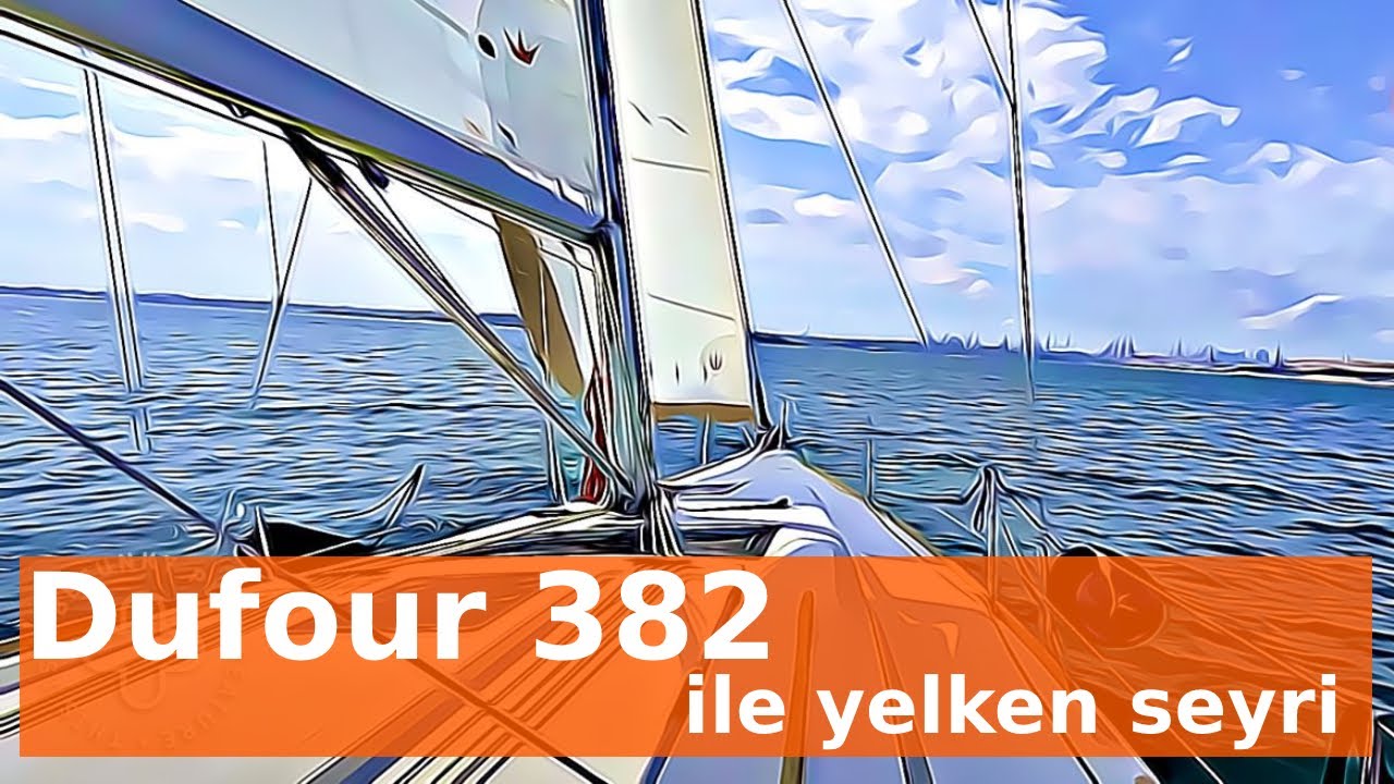 Dufour 382 ile İstanbul Kalamış'ta Yelken Seyri