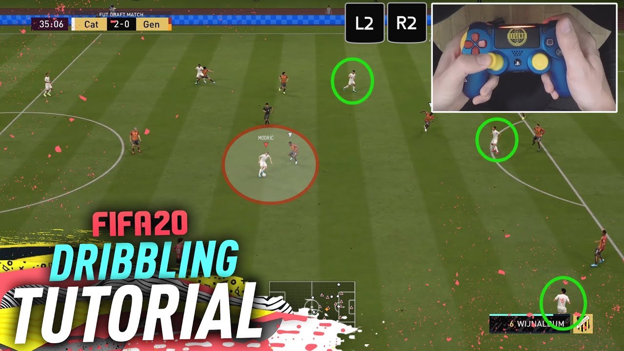 CONTROL THE MIDFIELD WITH THESE 3 SIMPLE TRICKS - FIFA 20 DRIBBLING TUTORIAL