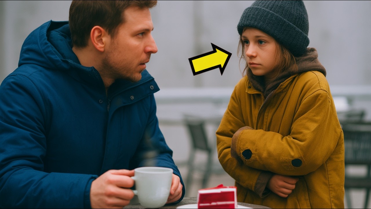 KANN ICH DEN REST VON IHREM KAFFEE HABEN … SAGTE DAS BETTELMÄDCHEN ZITTERND VOR KÄLTE