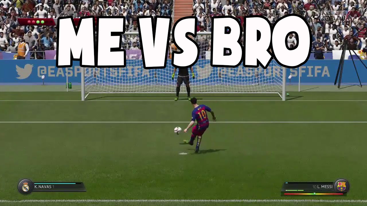 FIFA 16 Penalty Shootout : ME vs BRO (Barcelona vs Real Madrid)