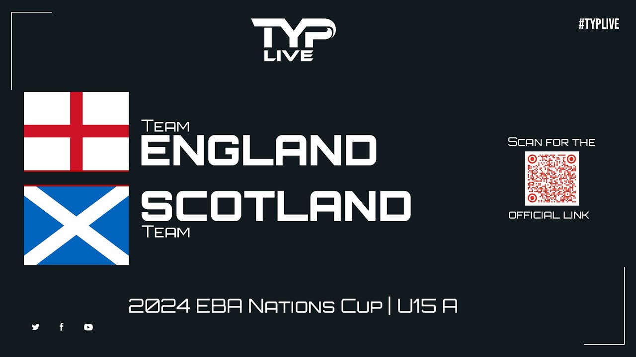 England v Scotland | Under 15 A Semi Final | 2024 EBA Nations Cup | Bridlington Spa Pool