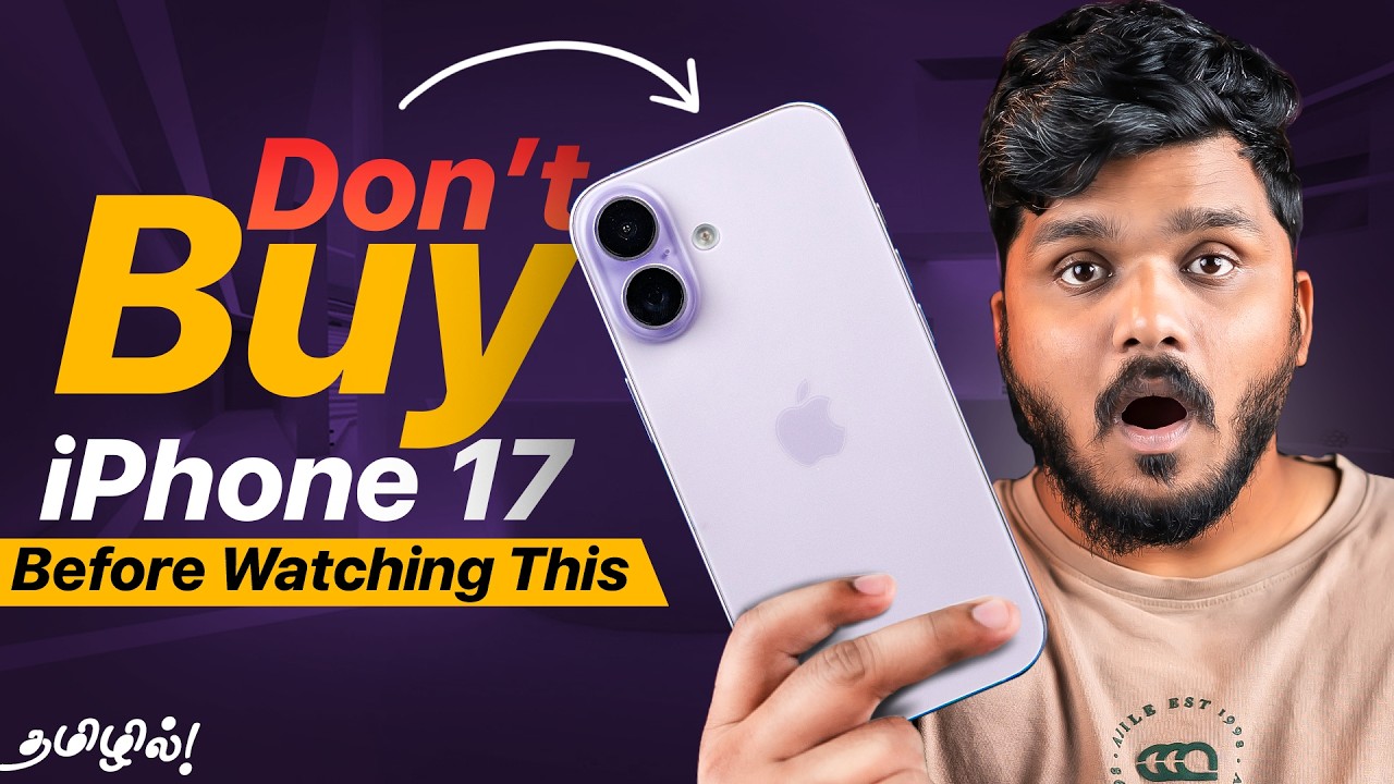 Don't Buy iPhone 17 Before Watching this🤦‍♂️⚠️! - iPhone 17 Full Review in Tamil⚡️!