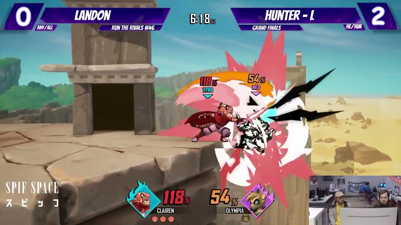 [Run the Rivals #46] Grand Finals - Landon (Clairen) vs. Hunter - L (Olympia)