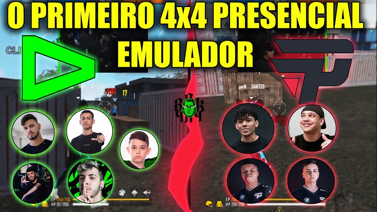 ÉPICO! LOUD vs PAIN 4x4 PRESENCIAL VALENDO 20 MIL REAIS MUITAS FARPAS PEGOU FOGO - CLIPS FF