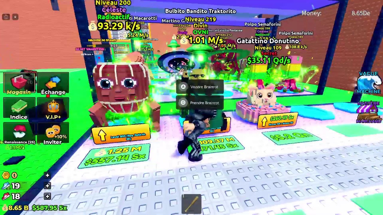Live Tsunami brainrot trade
