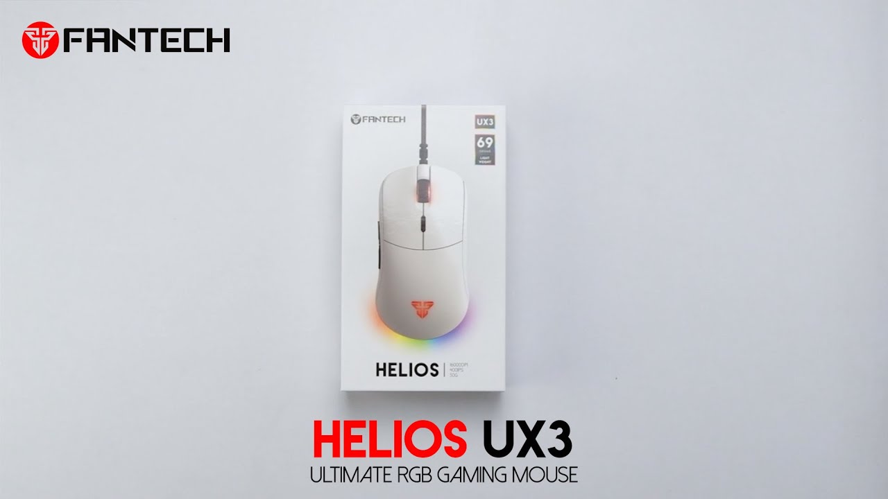 FANTECH UNBOXING | HELIOS UX3 ULTIMATE RGB GAMING MOUSE